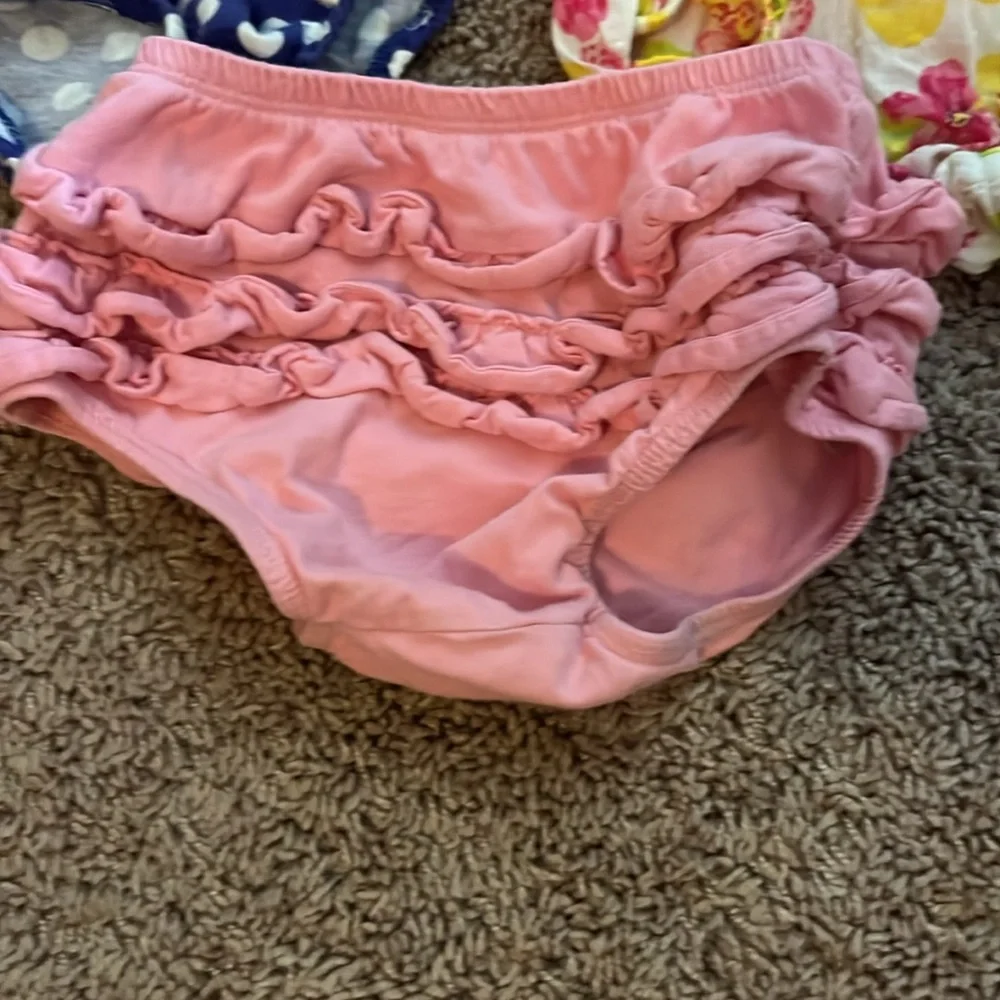 Colorful Kids' Patterned Bloomers Set